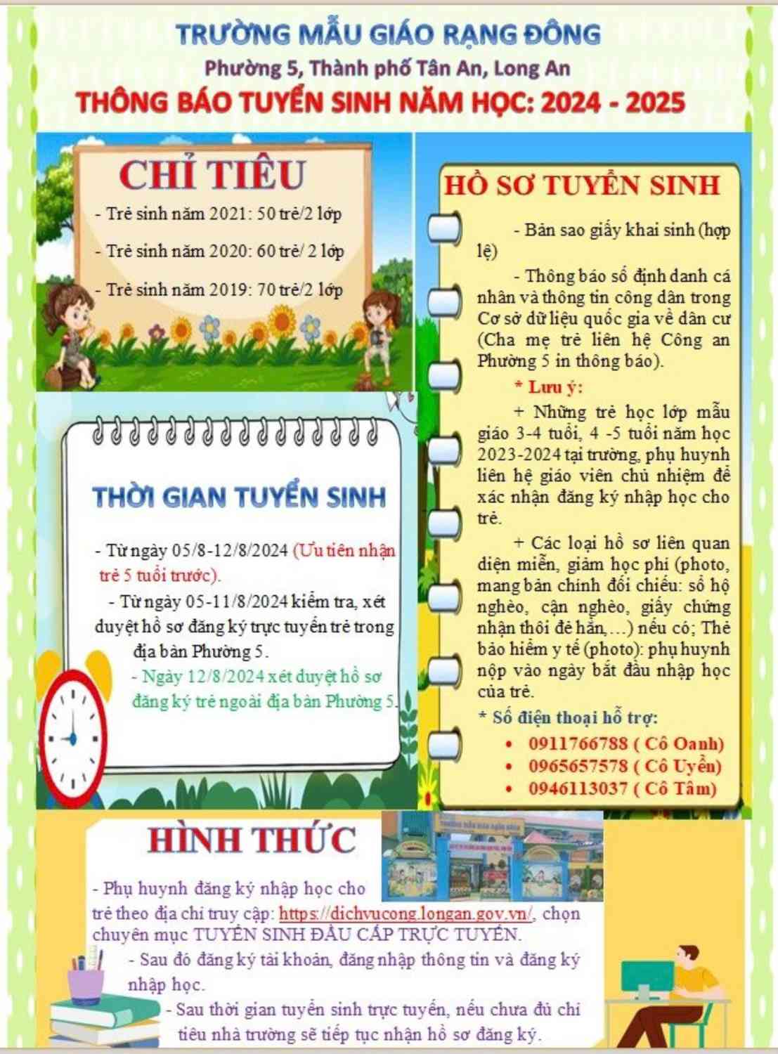 THÔNG BÁO TUYỂN SINH